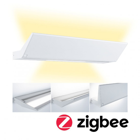 Paulmann 79508 LED Wandleuchte Smart Home Zigbee Ranva Tunable White 1.400lm / 210lm 230V 13W dimmbar Weiß matt