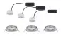 Preview: Paulmann 93944 Einbauleuchte LED Reflector Coin 6,8W Eisen 3er-Set dimmbar und schwenkbar