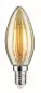 Preview: Paulmann 28524 LED Vintage-Kerze 2W E14 Gold Goldlicht
