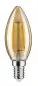 Preview: Paulmann 28524 LED Vintage-Kerze 2W E14 Gold Goldlicht