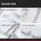 Preview: Paulmann 70569 MaxLED 1000 LED Strip Tageslichtweiß Einzelstripe 1m 11,5W 1100lm/m 6500K