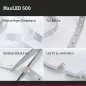 Preview: Paulmann 70577 MaxLED 500 LED Strip Warmweiß Basisset 1,5m 9W 550lm/m 2700K 20VA