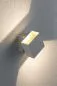 Preview: Paulmann 18003 Wandaufbauleuchte LED Cybo eckig 2x3W weiß 100x100mm
