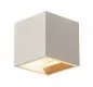 Preview: SLV Solid Cube Wandleuchte G9 grau aus Beton 1000910