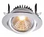 Preview: Deko-Light LED Deckeneinbauleuchte COB 95 10W 820lm dimmbar 3000K Silber 565070