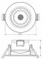 Preview: Deko-Light LED Deckeneinbauleuchte SMD-68 6,5W 510lm dimmbar 2700K Weiß 565337