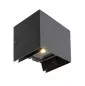 Preview: Deko-Light LED Wandaufbauleuchte Arcturus II IP54 Graphitgrau 731100