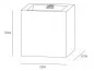 Preview: Deko-Light LED Wandaufbauleuchte Mini Cube 4W 350lm 3000K Weiß 620137