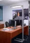 Preview: Deko-Light Stehleuchte Office One Transparent dimmbar 55W 6245lm 4000K Weißaluminium 343022