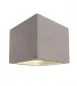 Preview: Deko-Light Wandaufbauleuchte Cube G9 Beton Grau 341183