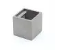 Preview: Deko-Light Wandaufbauleuchte Cube G9 Beton Grau 341183