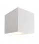 Preview: Deko-Light Wandaufbauleuchte Cube 1x max. 25 W G9 Weiß