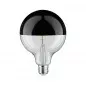 Preview: Paulmann 28680 LED Globe 6,5 Watt E27 Kopfspiegel Schwarzchrom Warmweiß dimmbar