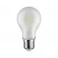Preview: Paulmann 28816 LED Filament Standardform Weiß/Matt 9W E27 Tageslichtweiß dimmbar