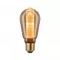 Preview: Paulmann 28830 LED Vintage-Kolben ST64 Inner Glow 3,6W E27 Gold mit Innenkolben Ringmuster dimmbar