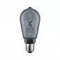Preview: Paulmann 28886 Inner Glow Edition LED Kolben Helix E27 230V 90lm 3,5W 1800K Rauchglas