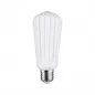 Preview: Paulmann 29080 White Lampion Filament 230V LED Kolben ST64 E27 400lm 4,3W 3000K dimmbar Weiß