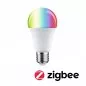Preview: Paulmann 29144 Standard 230V Smart Home Zigbee 3.0 LED Birne E27 806lm 9W RGBW+ dimmbar Matt
