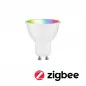 Preview: Paulmann 29147 Standard 230V Smart Home Zigbee 3.0 LED Reflektor GU10 350lm 4,8W RGBW+ dimmbar Weiß matt