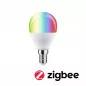 Preview: Paulmann 29150 Standard 230V Smart Home Zigbee 3.0 LED Tropfen E14 470lm 5W RGBW+ dimmbar Matt