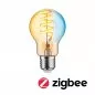 Preview: Paulmann 29155 Filament 230V Smart Home Zigbee 3.0 LED Birne E27 600lm 7,5W Tunable White dimmbar Gold
