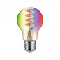 Preview: Paulmann 29156 Filament 230V Smart Home Zigbee 3.0 LED Birne E27 470lm 6,3W RGBW+ dimmbar Gold