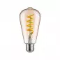 Preview: Paulmann 29158 Filament 230V Smart Home Zigbee 3.0 LED Kolben ST64 E27 470lm 6,3W RGBW+ dimmbar Gold