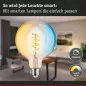 Preview: Paulmann 29161 Filament 230V Smart Home Zigbee 3.0 LED Globe G125 E27 600lm 7,5W Tunable White dimmbar Gold