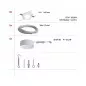 Preview: Paulmann 50107 LED Seilsystem Smart Home Bluetooth RoundMac Basisset 4x4W Tunable White dimmbar 230/12V Weiß matt