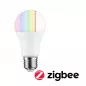 Preview: Paulmann 50124 SmartHome ZigBee LED Standardform 9,3 Watt Matt E27 2700 - 6500K RGB