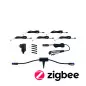 Preview: Paulmann 5063 Bundle Outdoor Plug & Shine MicroPen ZigBee 5x0,22W IP67 3000K