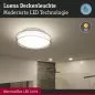 Preview: Paulmann 71075 Selection Bathroom LED Deckenleuchte Luena IP44 3000K 860lm 230V 16,5W Glas/Chrom
