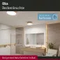 Preview: Paulmann 71083 Selection Bathroom LED Deckenleuchte Oka IP44 White Switch 950lm 230V 24W Holzoptik