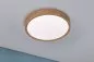 Preview: Paulmann 71085 Selection Bathroom LED Deckenleuchte Tega IP44 White Switch 1200lm 230V 22,5W Holzoptik