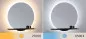 Preview: Paulmann 71091 LED Leuchtspiegel Miro IP44 Tunable White 500lm 230V 11W Spiegel/Schwarz matt