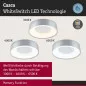 Preview: Paulmann 71096 LED Deckenleuchte Casca IP44 White Switch 1500lm 230V 16W Schwarz matt
