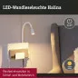 Preview: Paulmann 71100 LED Wandleuchte Halina USB C 2700K 200lm 230V 2,4W Weiß matt