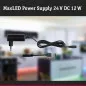 Preview: Paulmann 79835 Universal LED Power Supply Plug-In 12W 230/24V DC Transformator Schwarz Kunststoff
