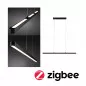 Preview: Paulmann 79885 LED Pendelleuchte Smart Home Zigbee Lento Tunable White 3x2100lm 3x13,5W Schwarz matt dimmbar