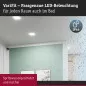 Preview: Paulmann 79935 VariFit LED Einbaupanel Veluna Edge IP44 eckig 90x90mm 500lm 4000K Weiß
