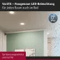 Preview: Paulmann 79938 VariFit LED Einbaupanel Veluna Edge IP44 rund 90mm 450lm 3000K Weiß