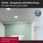 Preview: Paulmann 79951 VariFit LED Einbaupanel Veluna Edge IP44 rund 160mm 1100lm 4000K Weiß dimmbar