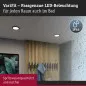 Preview: Paulmann 79962 VariFit LED Einbaupanel Areo IP44 rund 118mm 4000K Schwarz