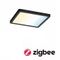 Preview: Paulmann 79966 VariFit LED Einbaupanel Smart Home Zigbee Areo IP44 eckig 175x175mm Tunable White Schwarz dimmbar
