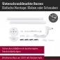 Preview: Paulmann 92128 LED Unterschrankleuchte Barreo 2x3,3W 300x22mm 2x300lm 230/24V Weiß