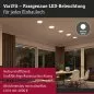 Preview: Paulmann 92391 LED Einbaupanel Veluna VariFit IP44 rund 125 8,5W 4000K Satin