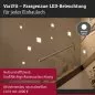 Preview: Paulmann 92396 LED Einbaupanel Veluna VariFit IP44 eckig 75x75mm 4,5W 4000K Satin