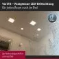 Preview: Paulmann 92396 LED Einbaupanel Veluna VariFit IP44 eckig 75x75mm 4,5W 4000K Satin