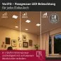 Preview: Paulmann 92994 LED Einbaupanel Areo VariFit IP44 WarmDim-Stepschaltung eckig 230x230mm 16W 2.000K Weiß matt
