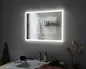 Preview: Paulmann 93013 HomeSpa LED Leuchtspiegel Mirra eckig mit Heizfunktion IP44 80x60 cm K 22W Chrom/Weiß WhiteSwitch